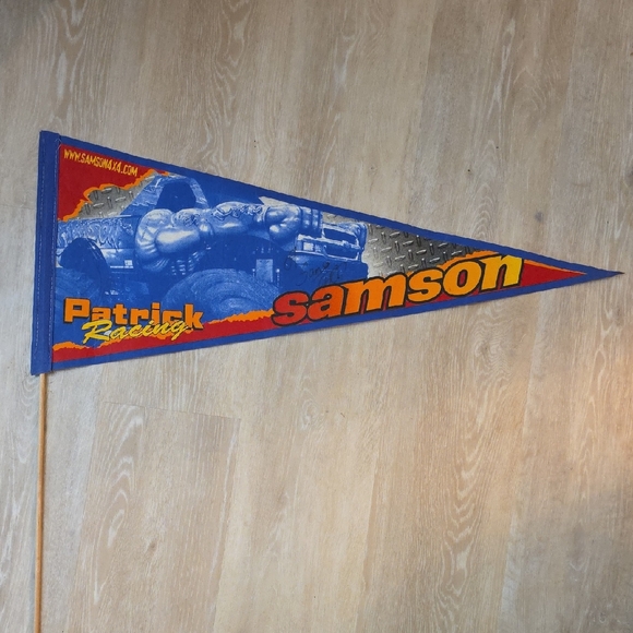 Samson 4x4 Other - Samson Monster Truck Signed Pennant – Patrick Racing Team Autographs 2009